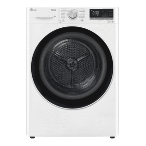 Uscator de rufe LG, Pompa de caldura, 9 KG, Clasa C, Sensor Dry, Allergy Care, Smart Diagnosis, Alb, V9R09TC